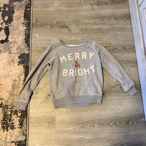 American Eagle Beige Fleece Pullover